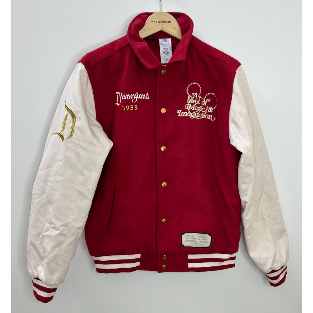 Disney Parks | Our Universe Disneyland Resort Red Varsity Letterman Jacket XS - Picture 2 of 16